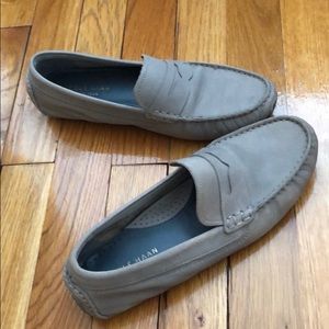 Grey Leather Cole Haan Loafers (6M)